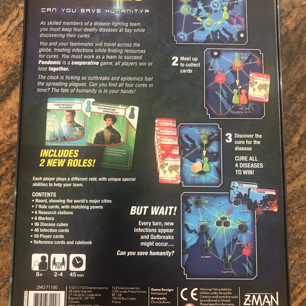 Pandemic game. Original board game - Picture 6 of 12